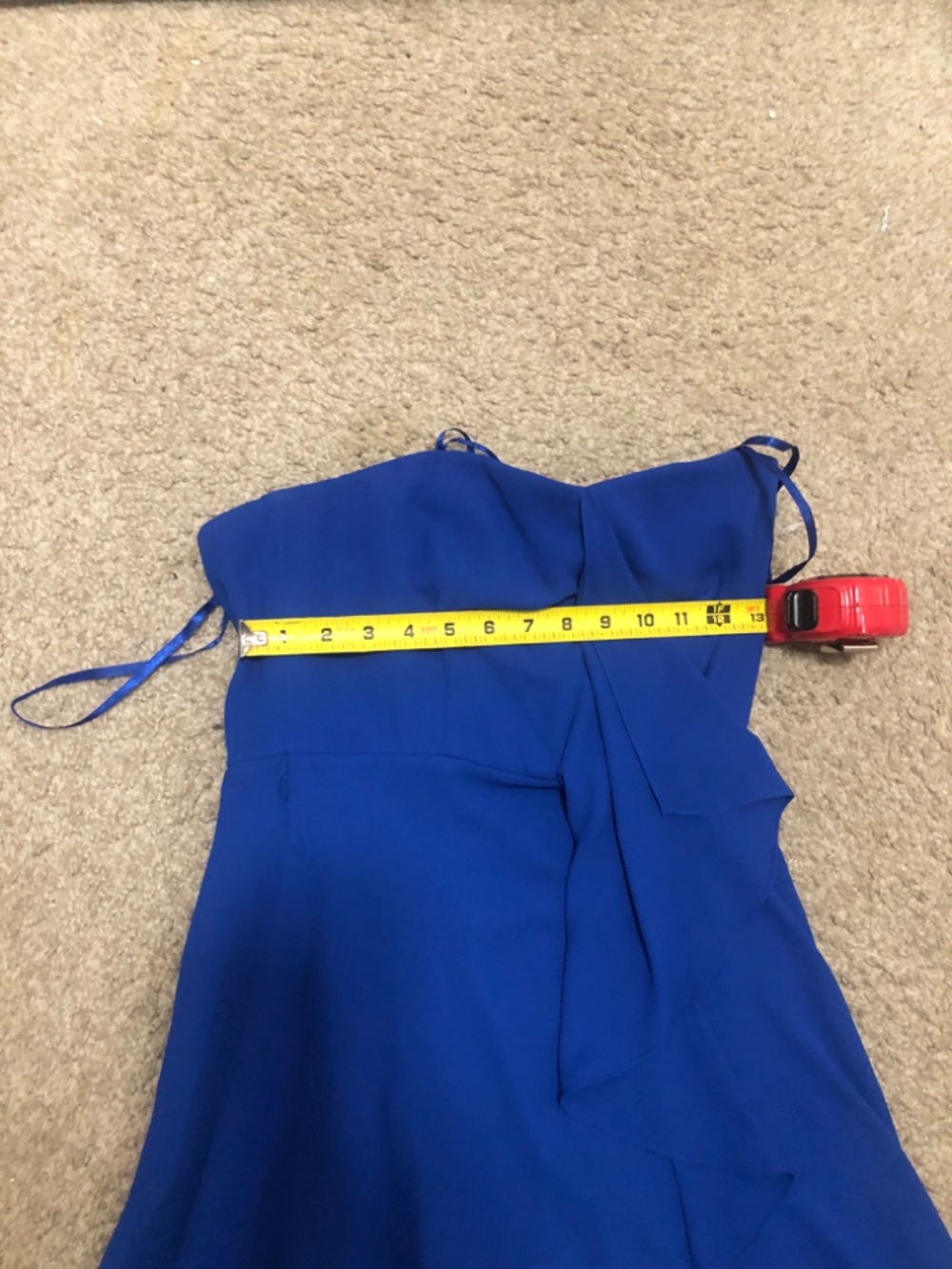 BCBG Maxazria Runway The Serafina High Low Dress. Size 4 Blue - Picture 5 of 5